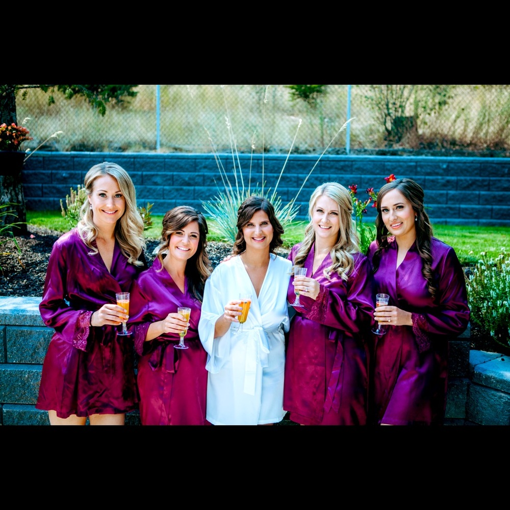 Satin Bride Kimono